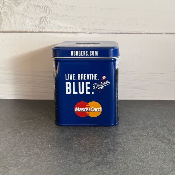 SGA Los Angeles Dodgers Tin Bank and Baseball - Picture 9 of 12